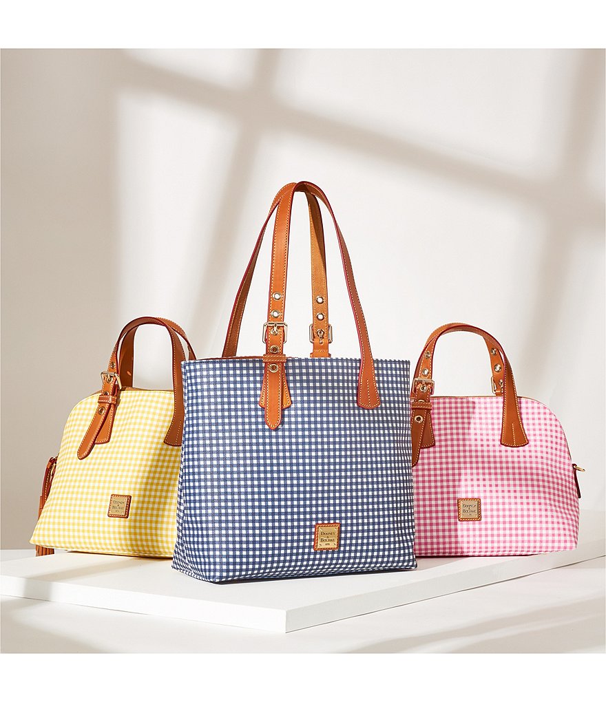 Dooney & Bourke Gingham Collection Small Audrey Satchel Bag