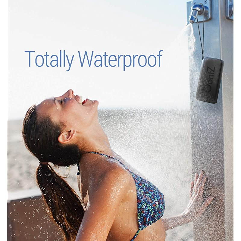 Angle 3 Bluetooth Portable Speaker, Louder Volume, Crystal Clear Stereo Sound, Rich Bass, 100 Foot Wireless Range, Microphone, IPX5, Bluetooth Speakers (Black)