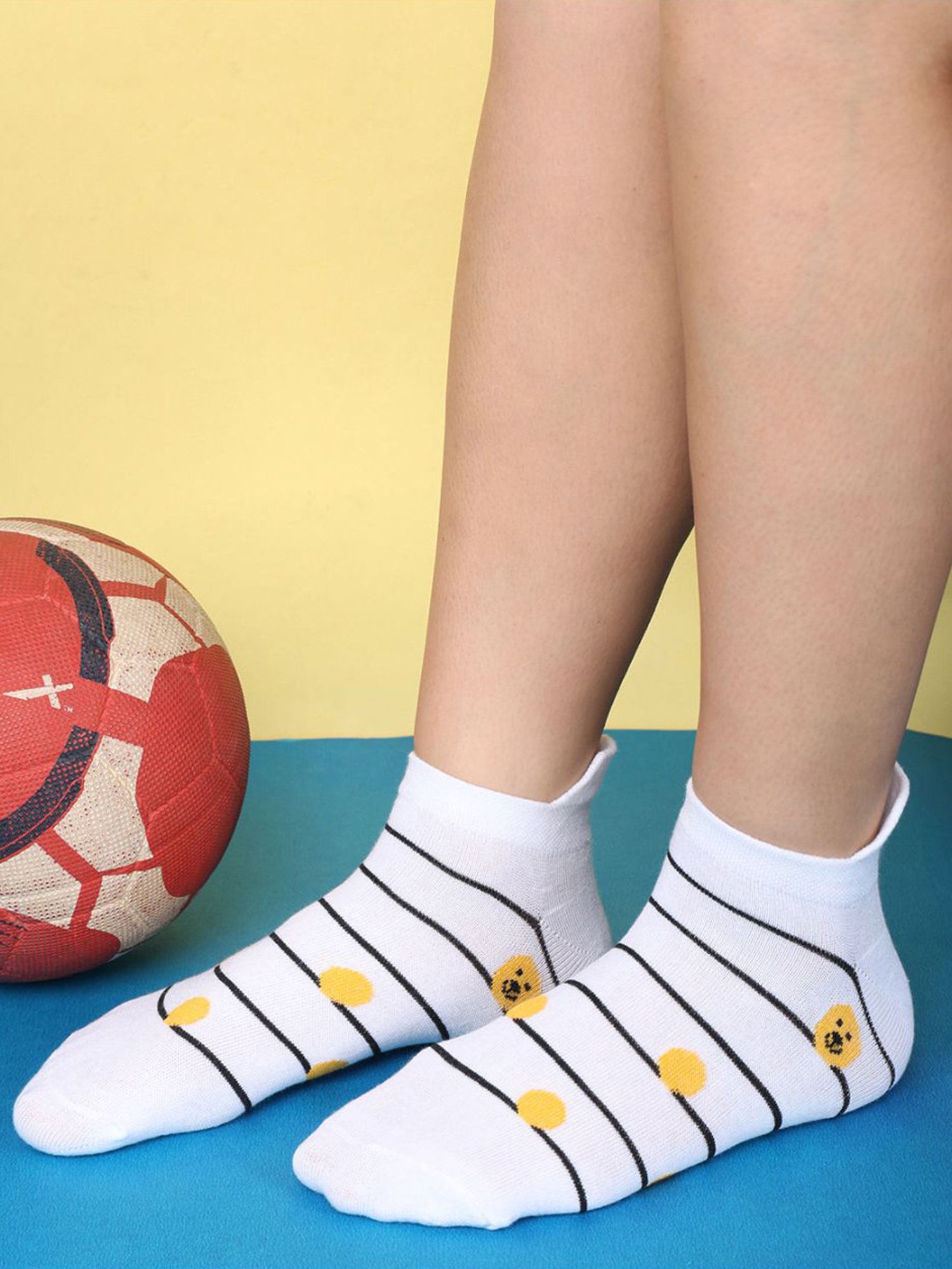 Dollar Socks For Women' s Casual Ankle Length In (Pack of 3)