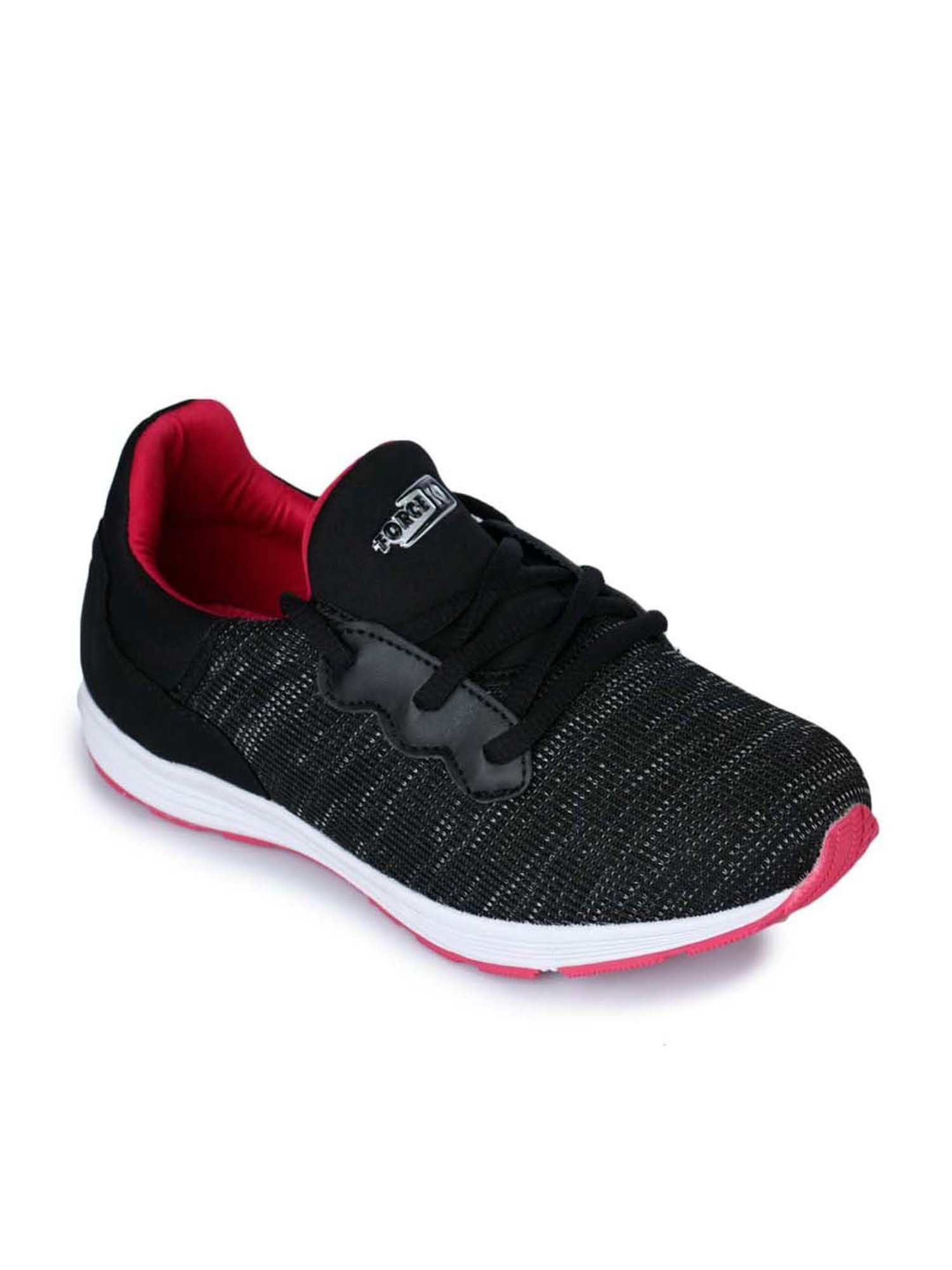 Force 10 by Liberty Women's Black Running Shoes