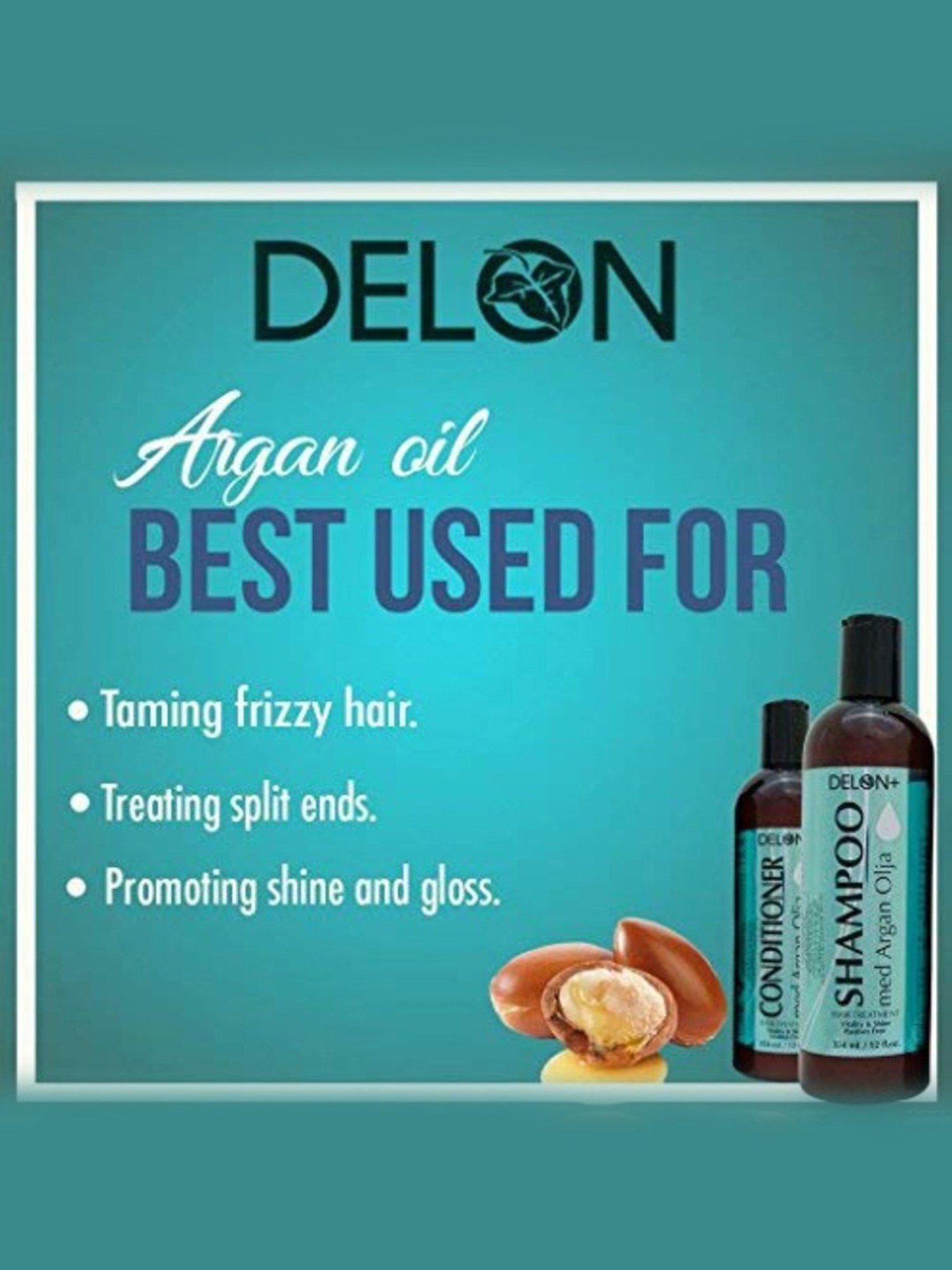 Delon Conditioner with Argan Oil - 354 ml