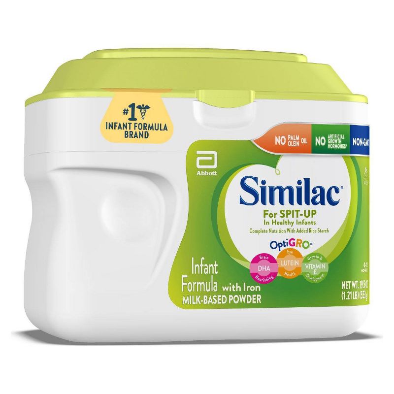 Similac for Spit Up Non-GMO Infant Formula with Iron Powder - 19.5oz