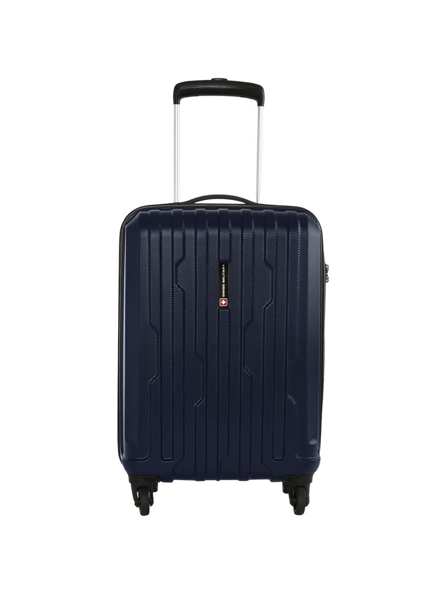 Swiss Military Blue 4 Wheels Small Carry-On Luggage