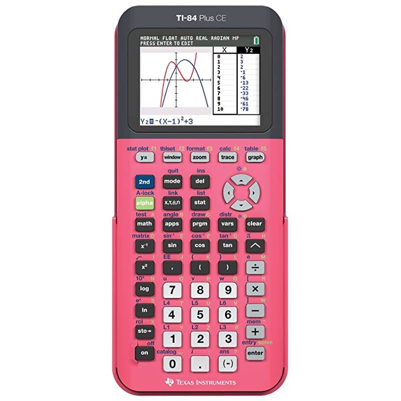 ti-84 Plus Ce Color Graphing Calculator, Coral