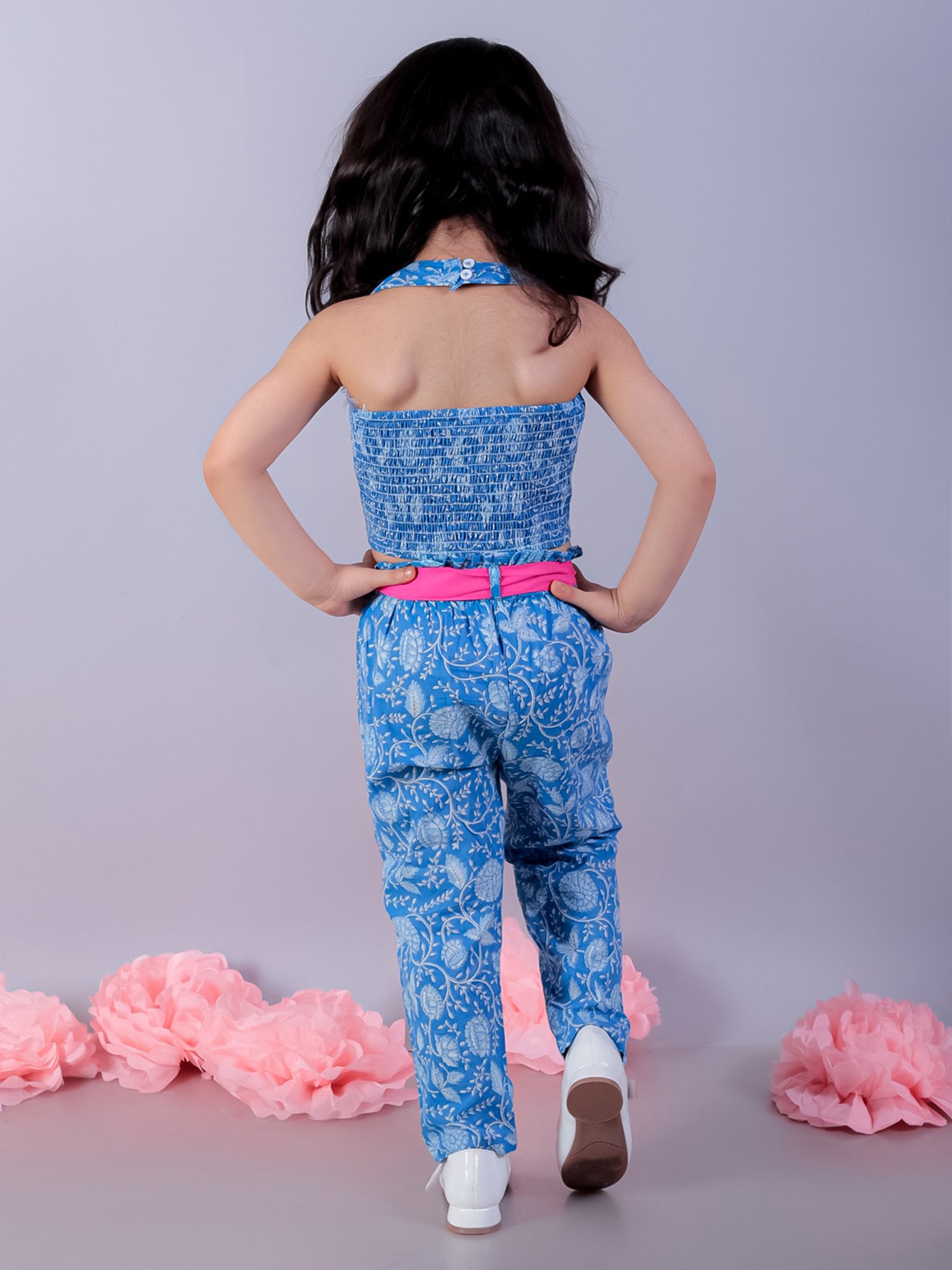 Akkriti by Pantaloons Kids Red & Cream Embroidered Kurta Set