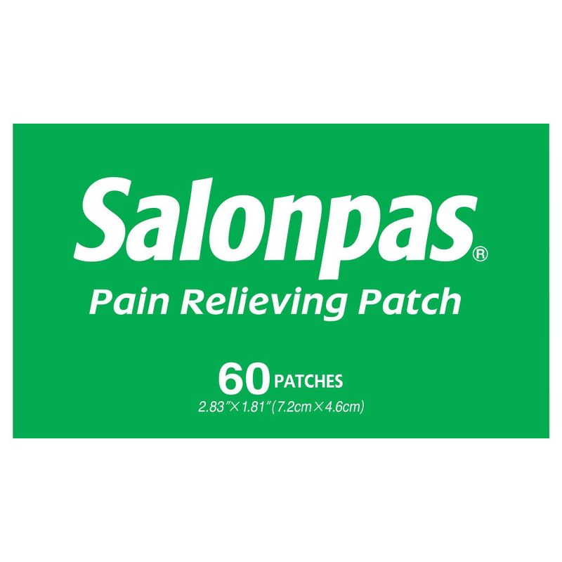 Salonpas 20% Larger Pain Relieving Patch - 60ct