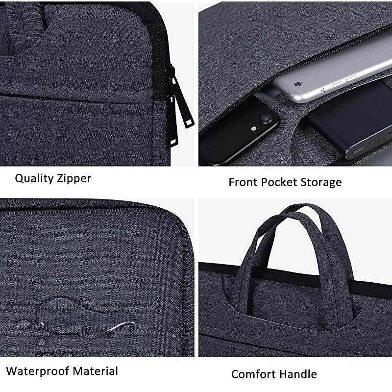 Drawing Tablet Monitor Carrying Bag Case Protective Sleeve for Huion KAMVAS Pro 13 GT133GT116 Huion Q11K V2 Wacom Cintiq 13HD XpPen Artist12 Space Gray