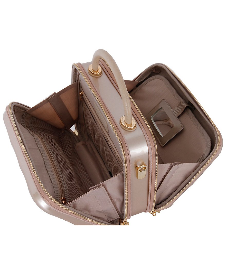 ROYCE New York Leather Large Cosmetic Bag