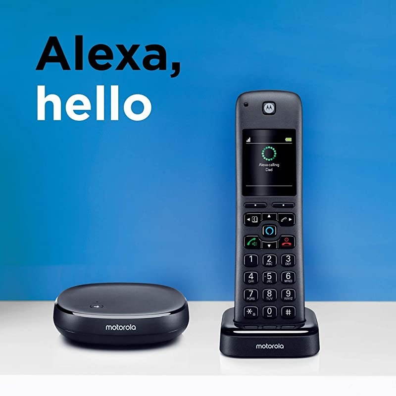 AX DECT 60 Accessory Cordless Handset for  AX Series of Smart Cordless Phone and Answering Machines with Alexa Builtin
