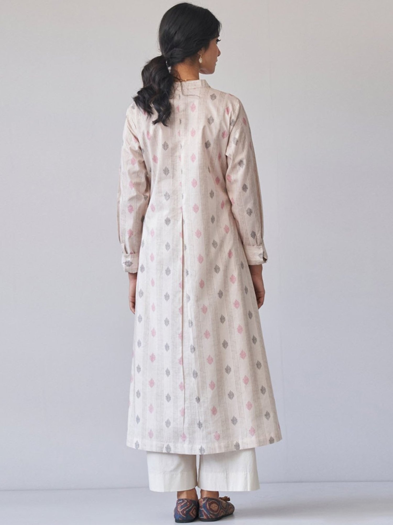 Ganga Fashions Beige Premium Cotton Co-ord Set