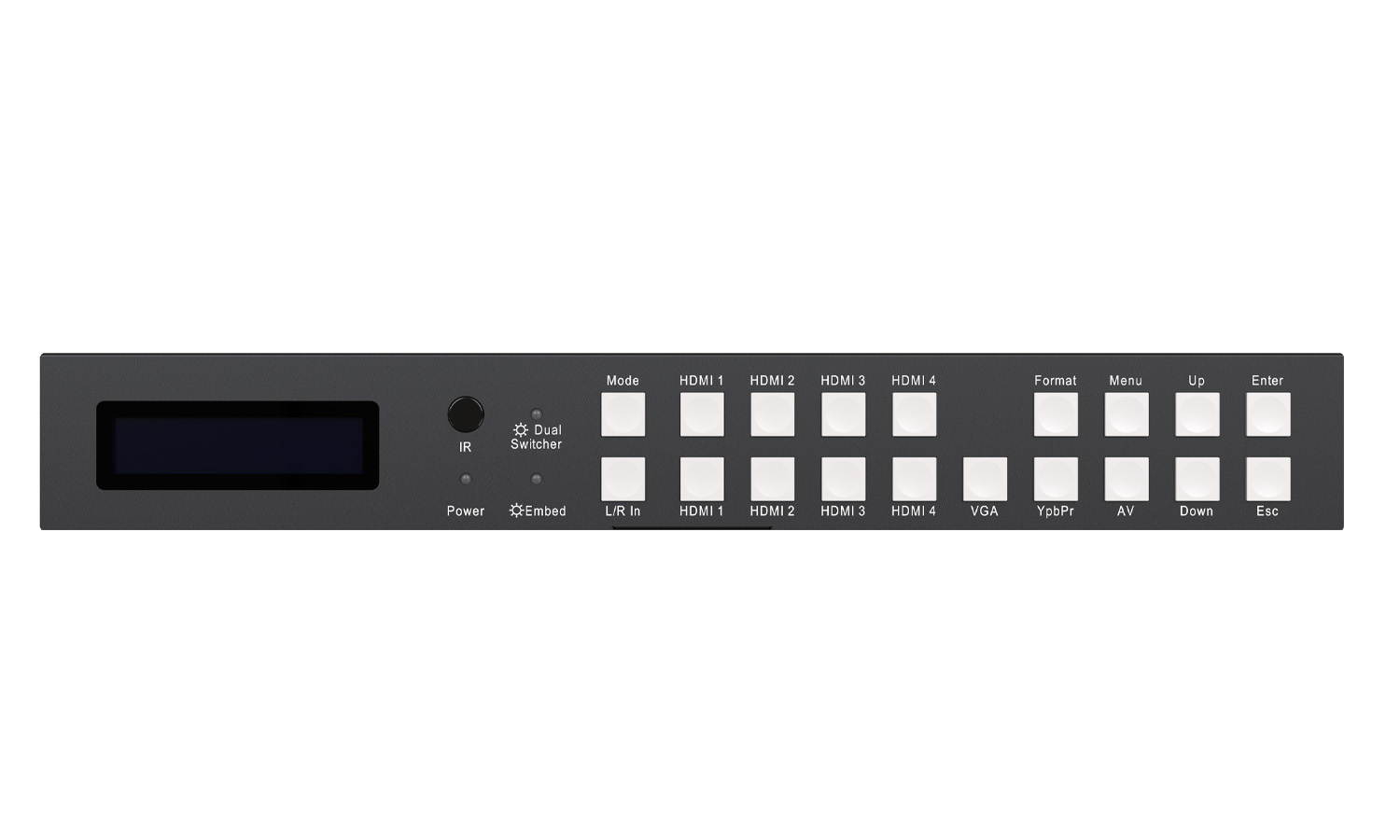 BZBGEAR 7x2 4K Presentation Scaler Switcher with HDMI/VGA/Component/Composite Inputs and HDMI Out