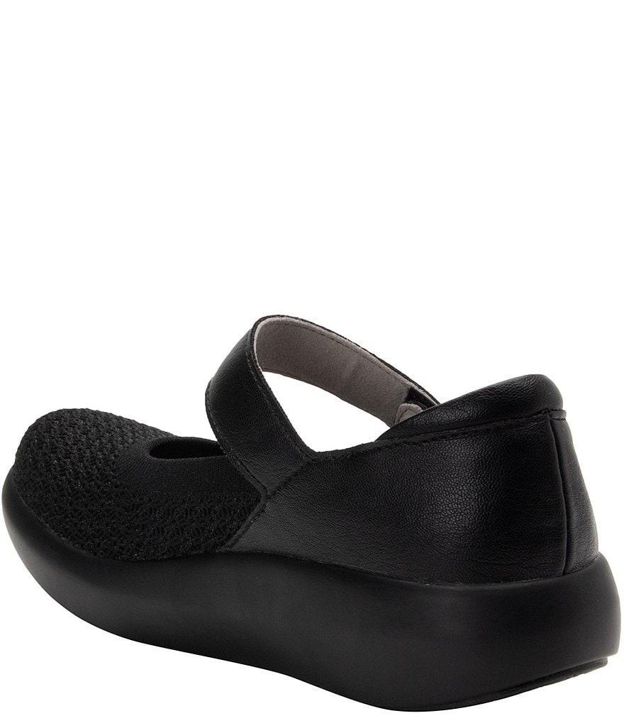 Alegria Olivia Stretch Knit Flatform Mary Janes