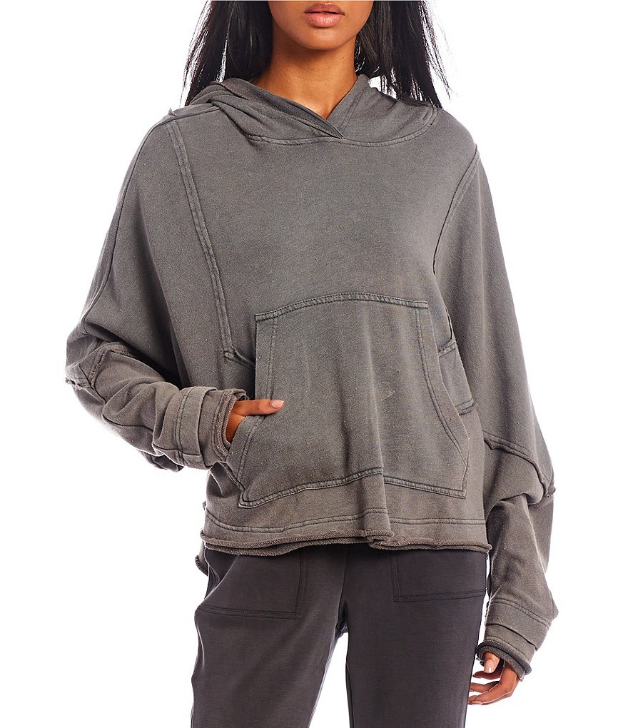 C&V Chelsea & Violet Coordinating Oversized Puff Sleeve Hoodie