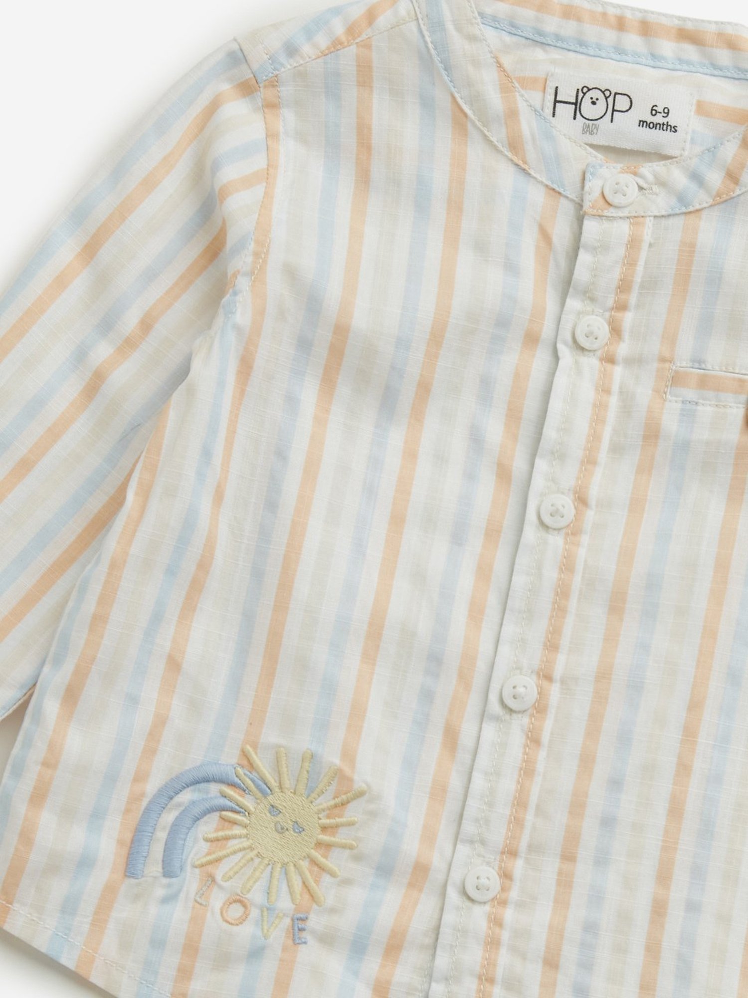 Ed-a-Mamma Baby Yellow Striped Shirt