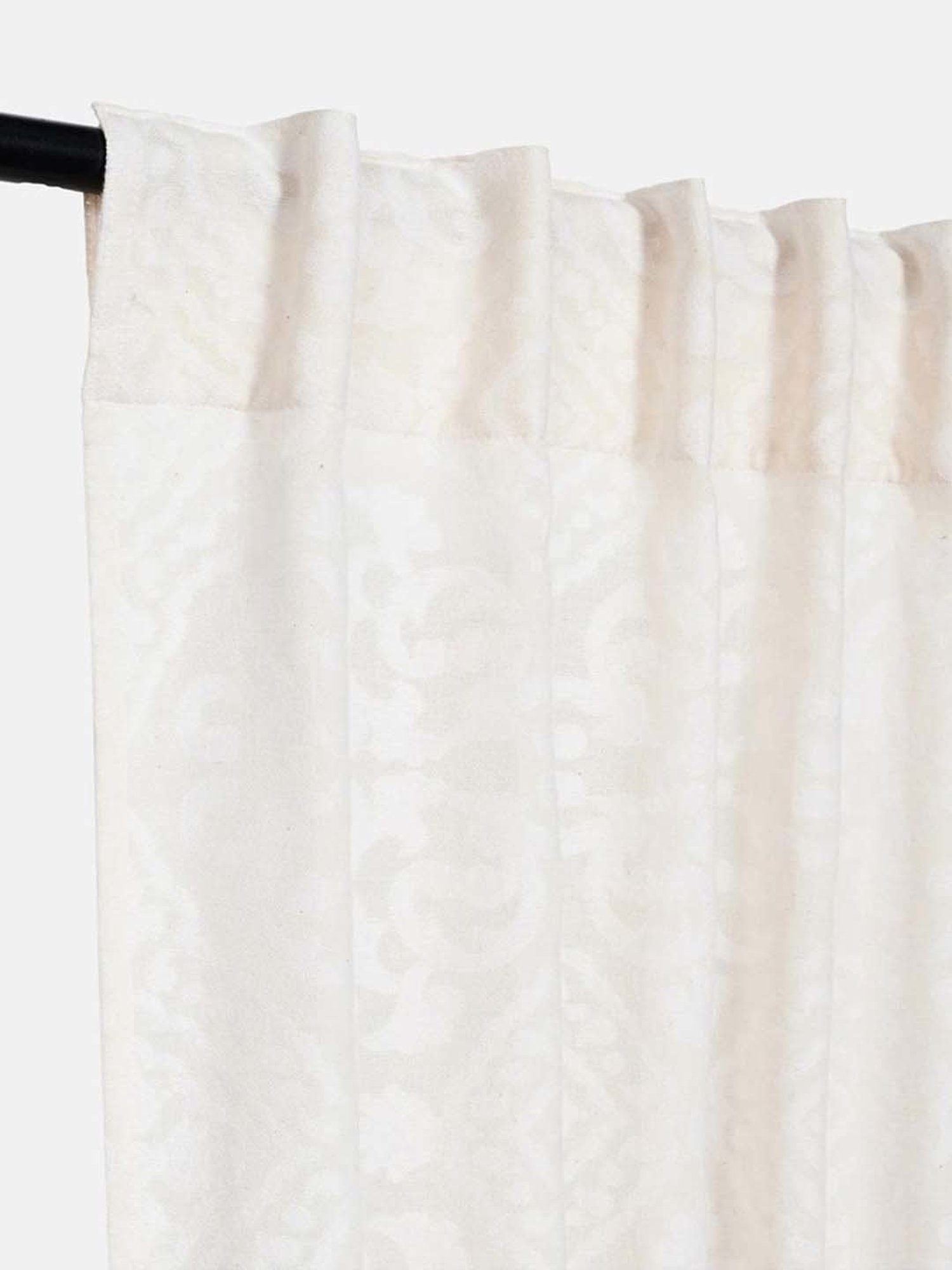 Fabindia Home Standalone Natural Cotton Curtain