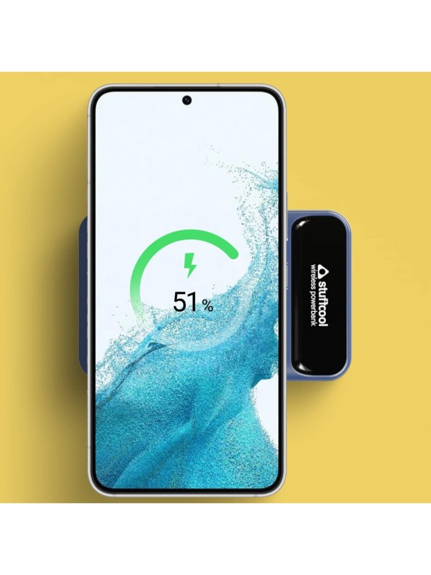 Stuffcool PB9018W 10000mAH Magnetic Wireless Powerbank for iPhone 12/13/14 Series (Grey)