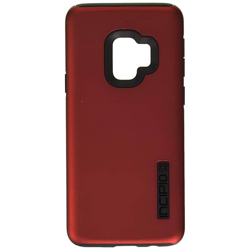 DualPro Samsung Galaxy S9 Case with ShockAbsorbing Inner Core Protective Outer Shell for Samsung Galaxy S9 2018 Iridescent RedBlack