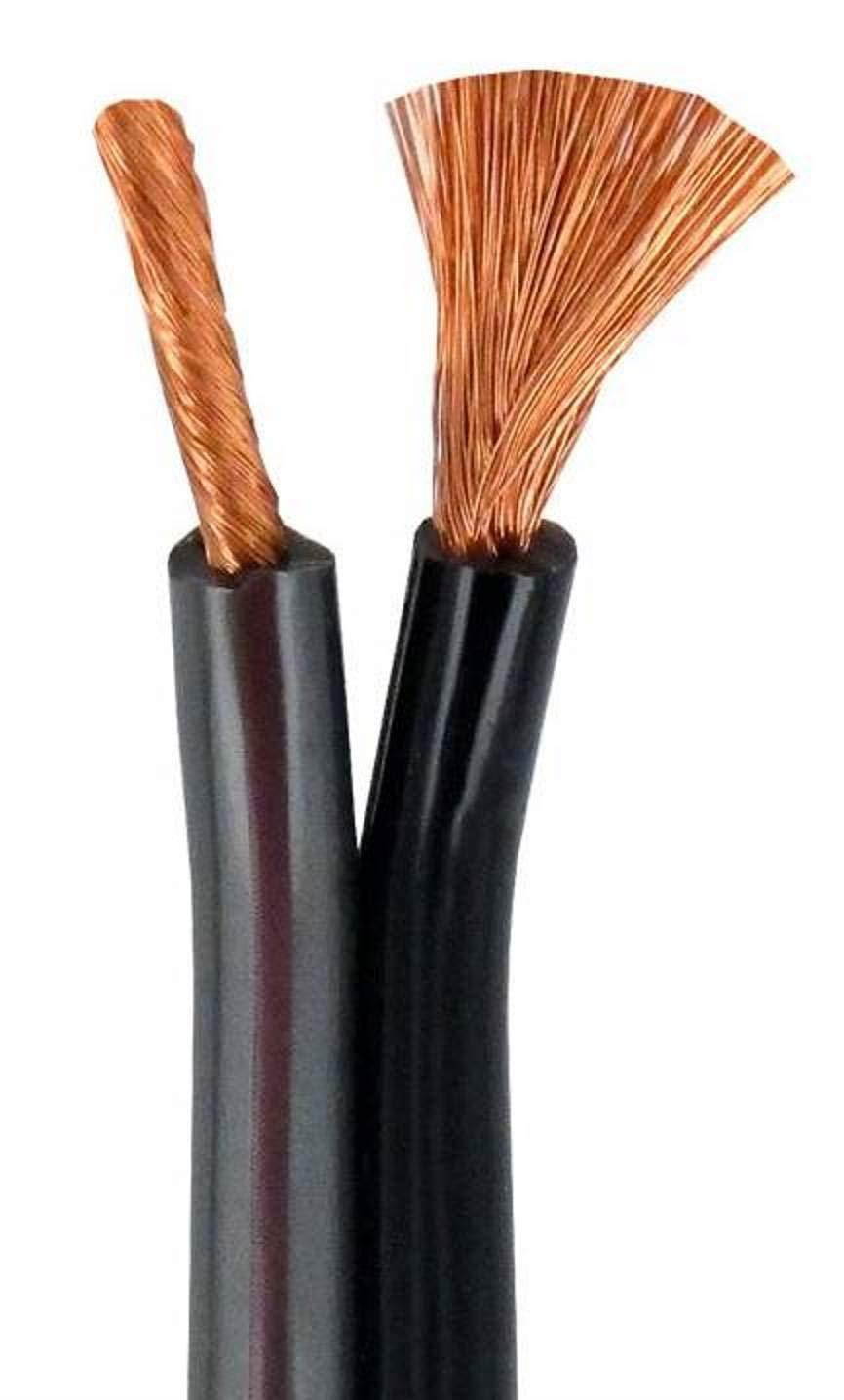 Deadbolt Speaker Wire with Banana Plugs, 6 ft, High Strand Count 12 AWG Pure Copper, OFC