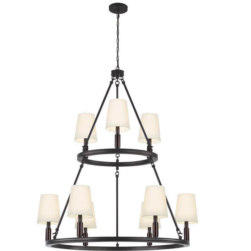 Generation Lighting Lismore 9 light Oil Rubbed Bronze Chandelier F2937/3+6ORB