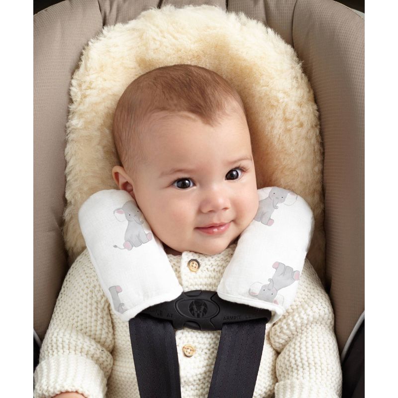 aden by aden + anais Car Seat Strap Covers - Safari Babes