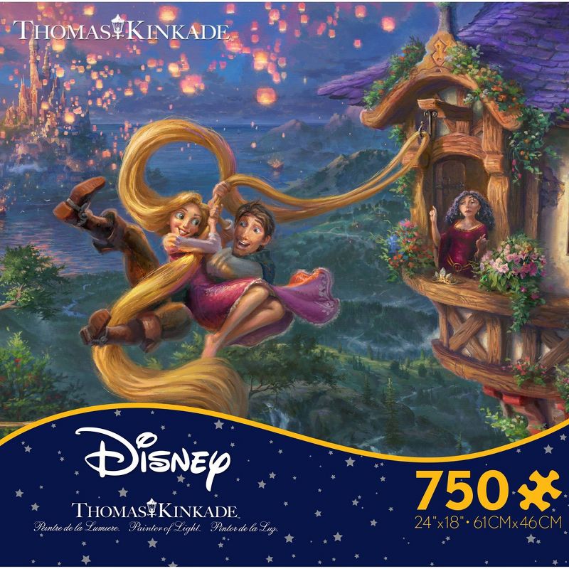 Ceaco Disney Thomas Kinkade: Tangled Jigsaw Puzzle - 750pc