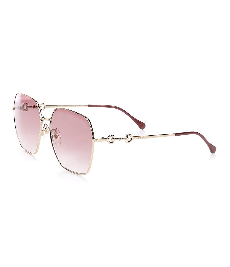 Gucci Women's Gg0882sa Rectangular 60mm Sunglasses