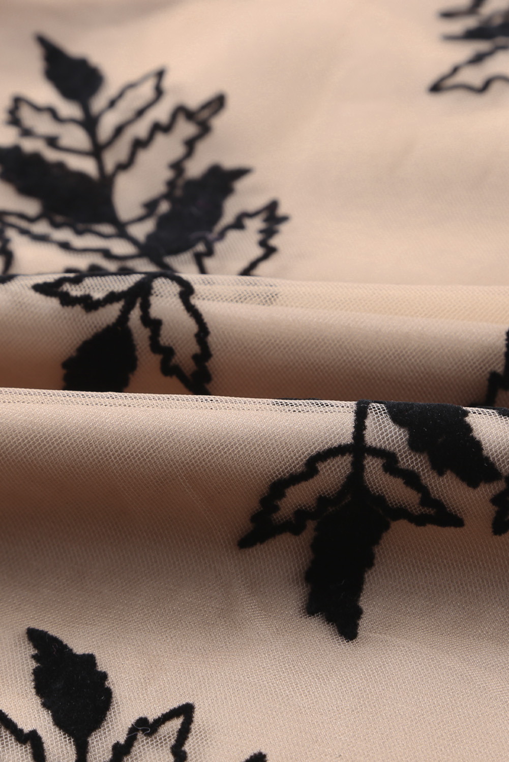 I.N. Studio Romantic Ditsy Floral Print Pucker Knit Tiered Midi Skirt