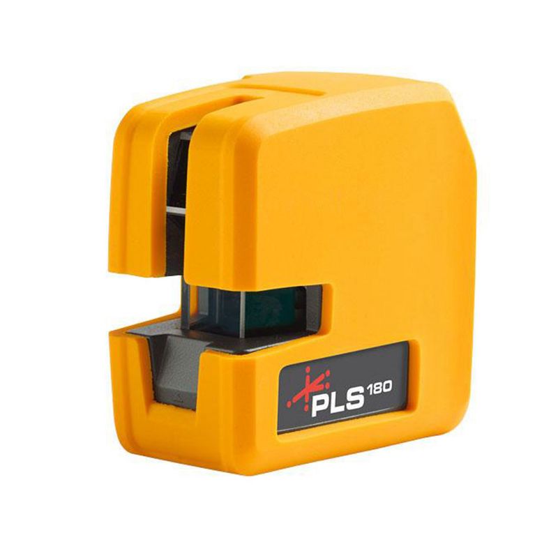 Pacific Laser Systems PLS-60521N Red Self-Leveling Cross Line Laser Level Professional Grade Durable Home Improvement Tool, Yellow