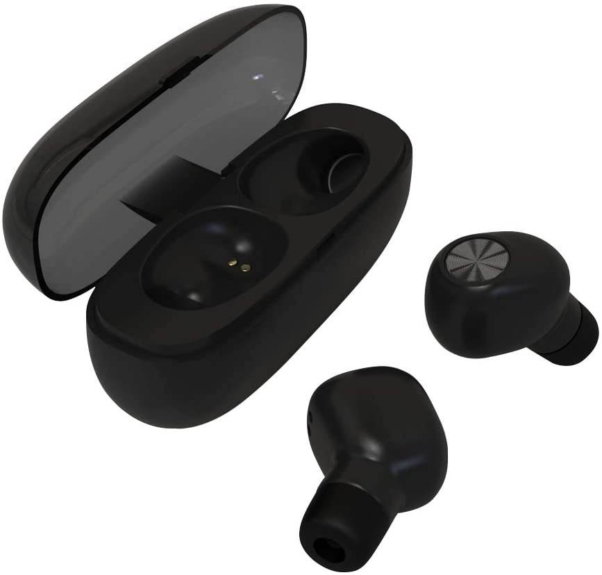 Waterproof Earphone Wireless Stereo Headphone Bluetooth Earbuds IPX7 Waterproof Sweatproof Earbud in Ear Headset with Charging Case,Headphone Mic for Showering Driving Running Cycling