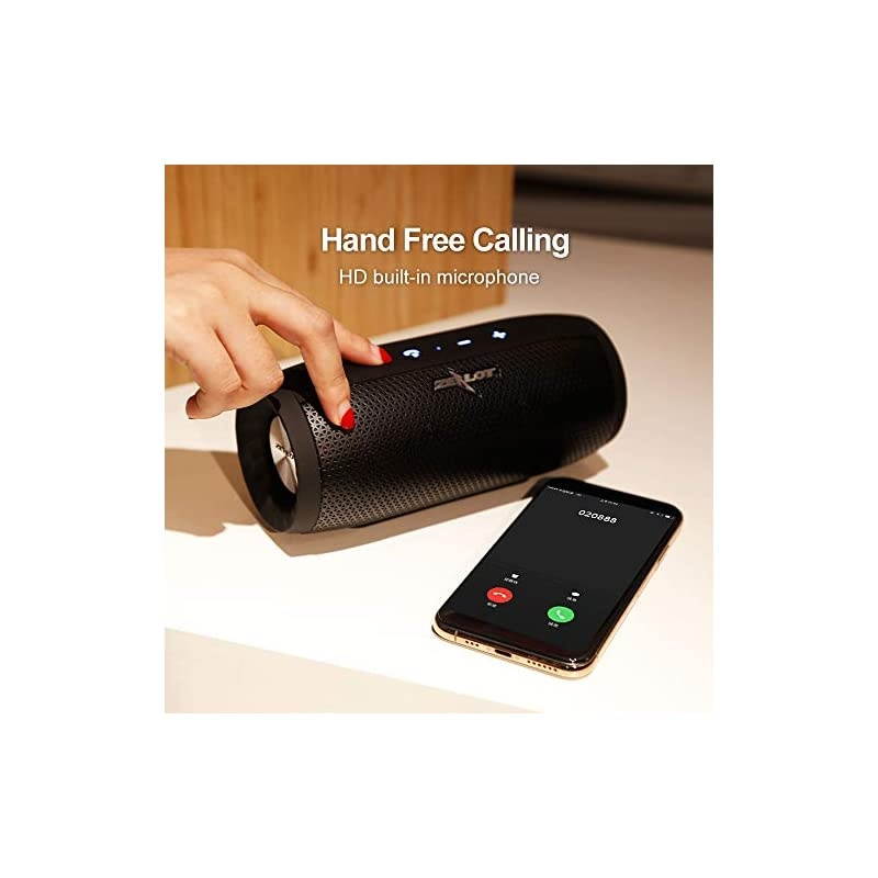 Wirless Speakers Portable Bluetooth Speakers 20W S16 MusicUnicorn Loud Stereo Sound & Handfree Calling,External Charger 4000mAh Battery Compatible with iPhone, Samsung, Huawei -Blue