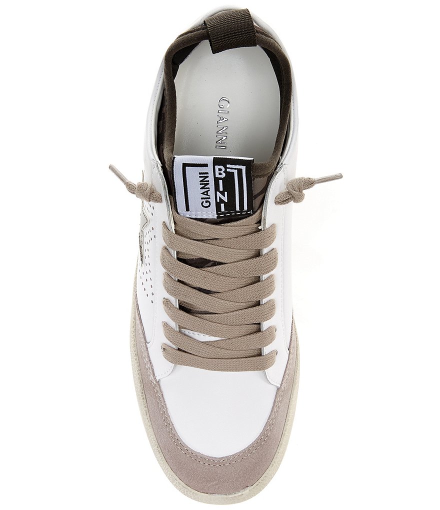 Gianni Bini Kaekko Camo Star Detail Lace-Up Sneakers