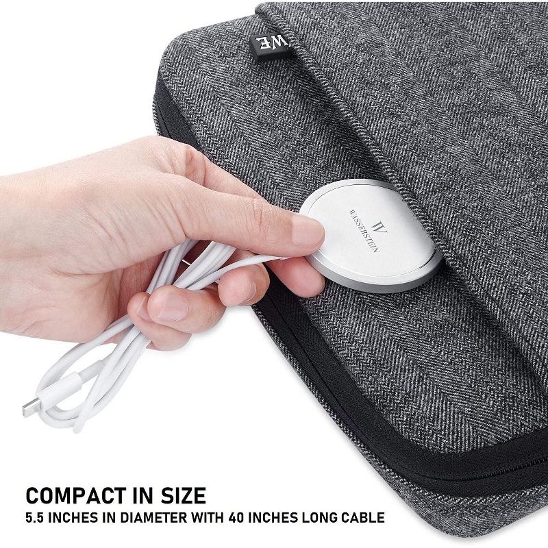 Wasserstein MagSafe Fast Wireless Charger Pad with 20W Quick Charge Power Adapter for iPhone 12, 12 Mini, 12 Pro, 12 Pro Max (White)