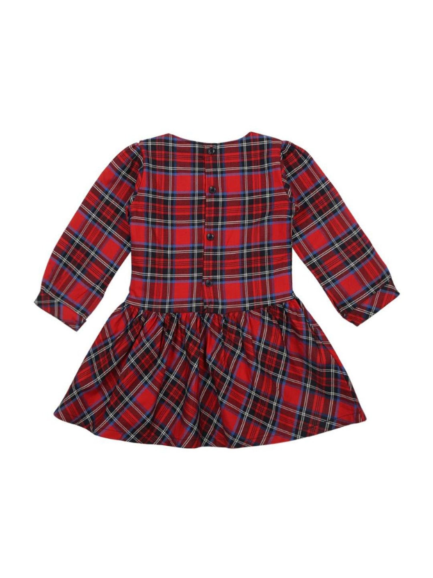 Mee Mee Kids Multicolor Checks Full Sleeves Dress