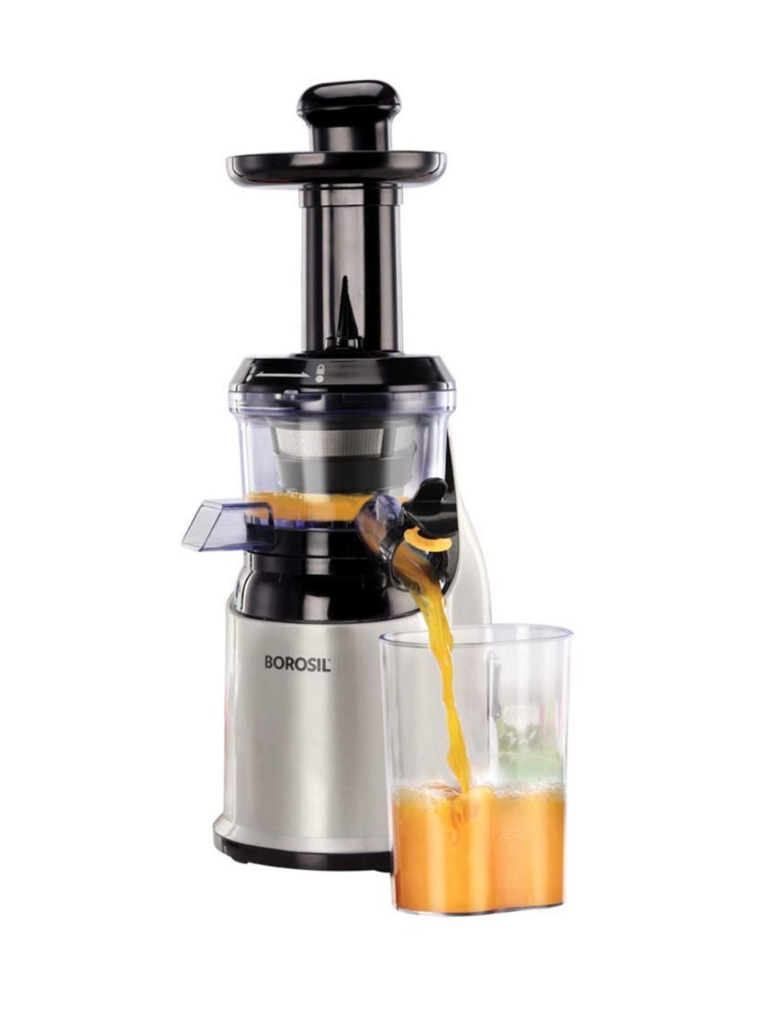 Borosil Juicer Mixer Grinder 200W, - with 1 Jar & 100 Percent copper motor (Black)