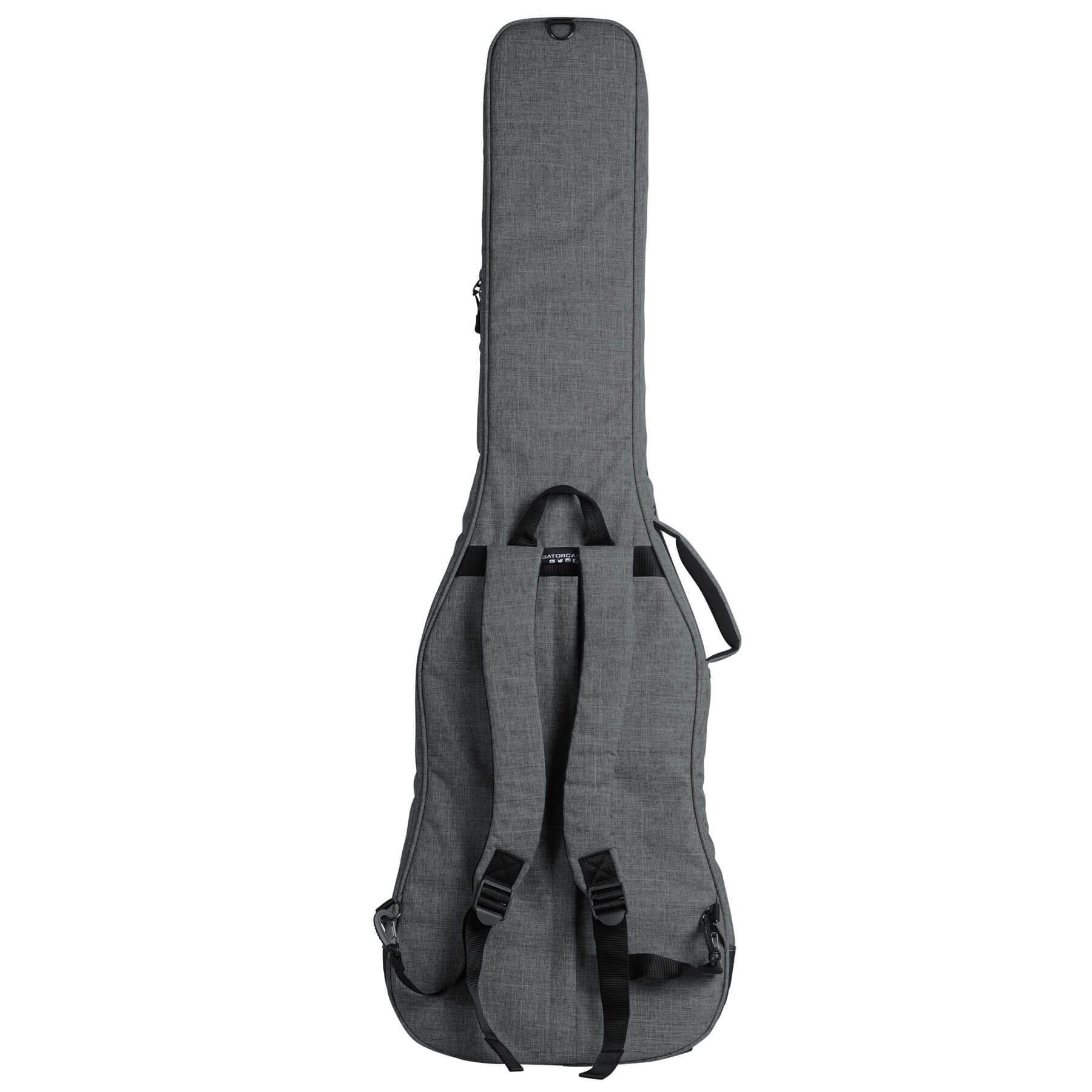 Gator GT-BASS-GRY Transit Bass Guitar Bag, Light Grey