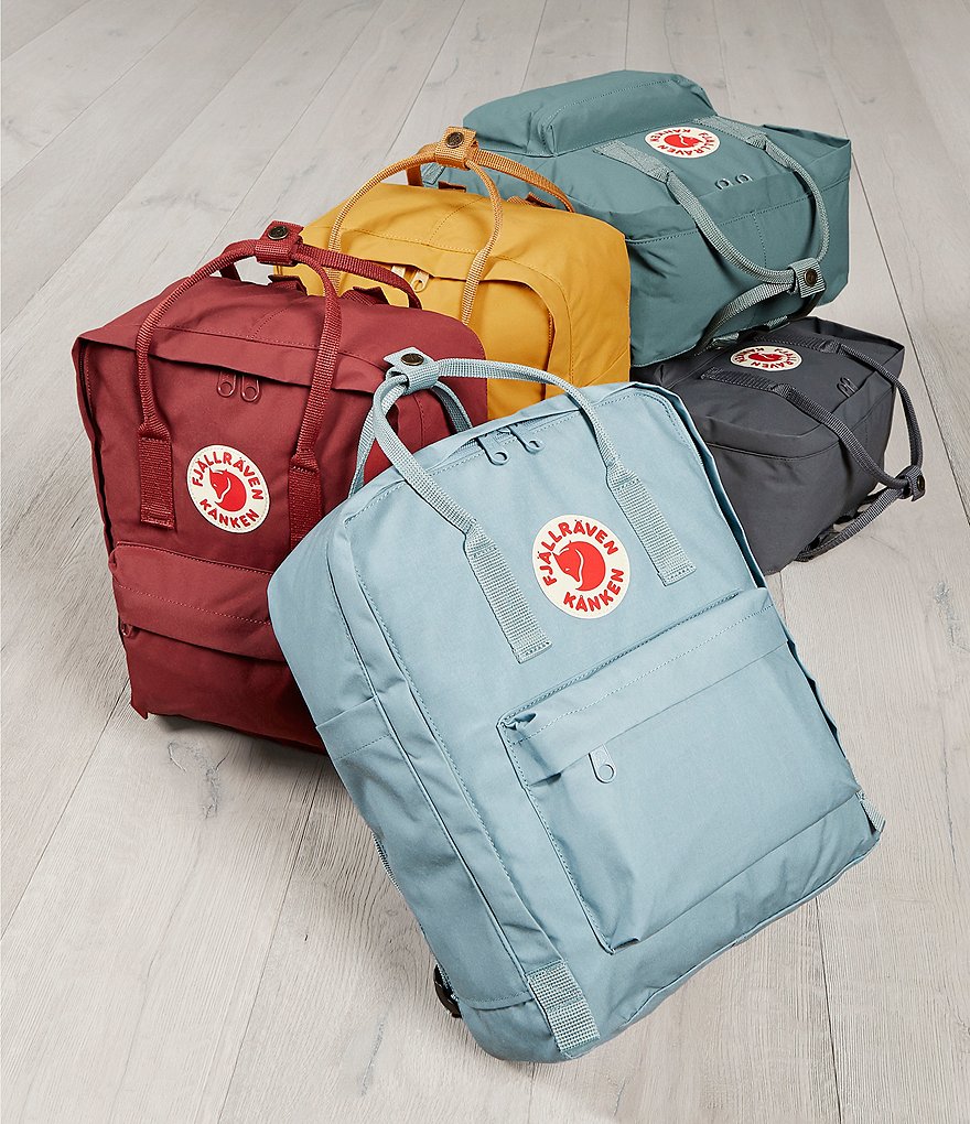 Fjallraven Kanken Water-Resistant Cotton Zipper Convertible Backpack