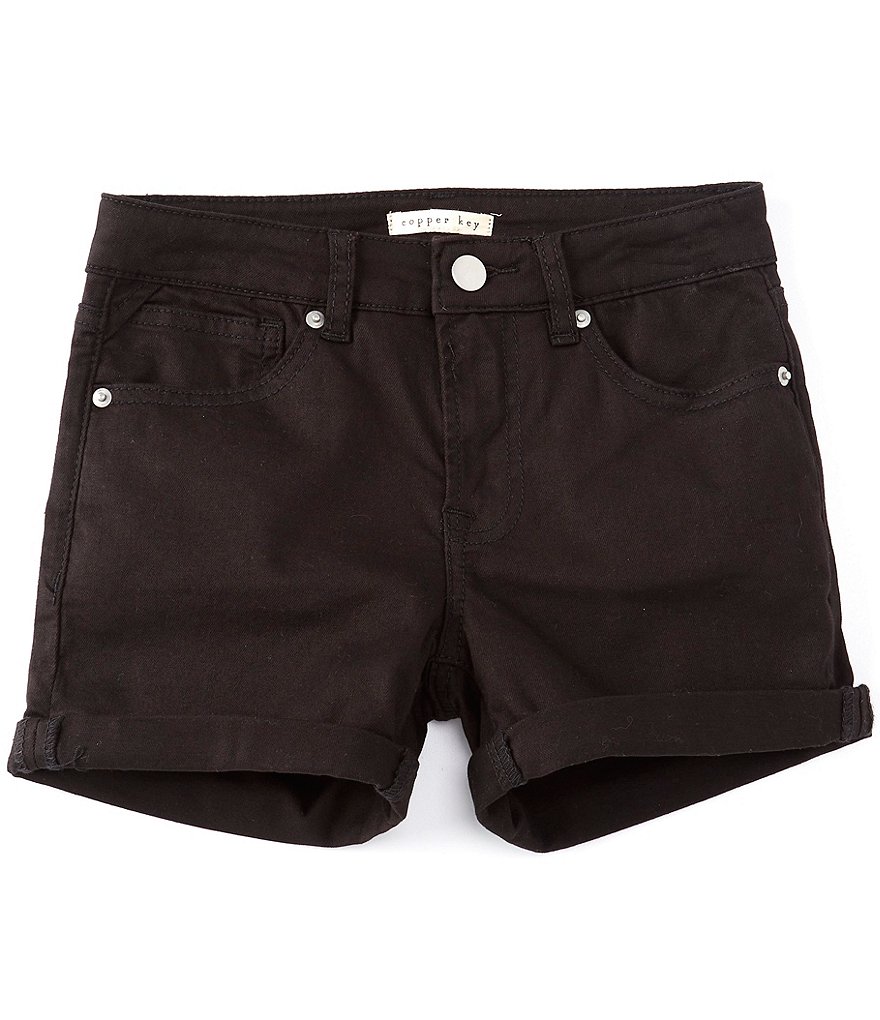 Copper Key Big Girls 7-16 Roll Cuff Shorts