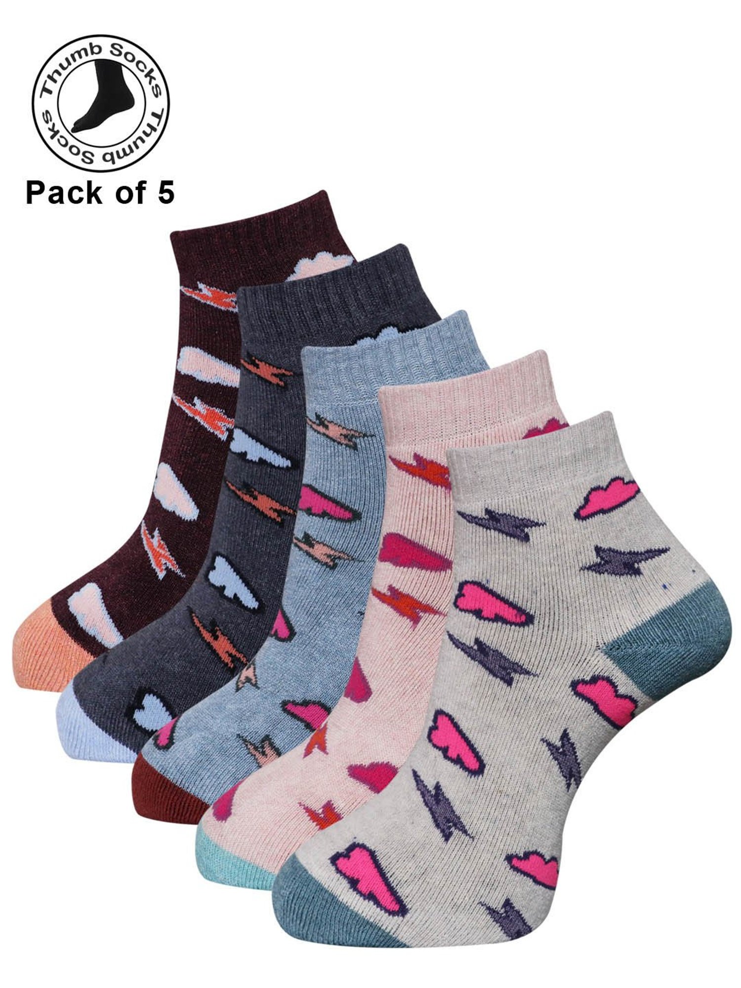 Dollar Assorted Socks - Pack of 5