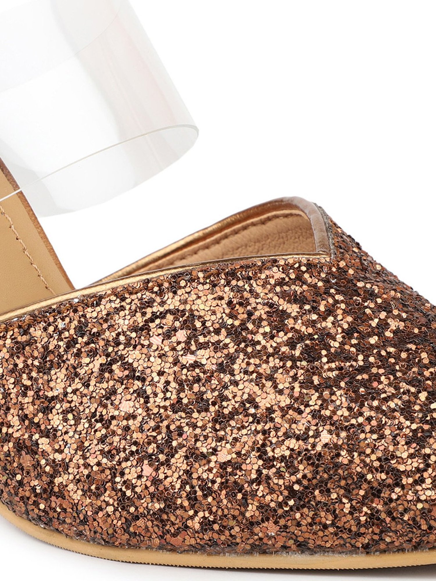 Inc.5 Women's Antique Gold Mule Shoes