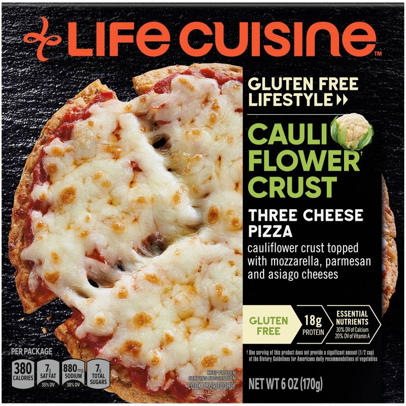 Life Cuisine Cauliflower Crust Cheese Frozen Pizza - 6oz