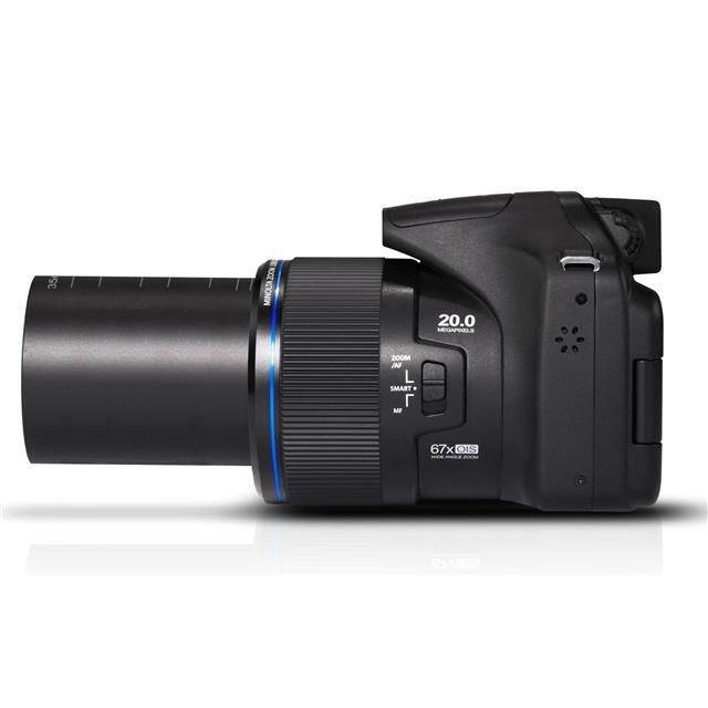 Minolta MN67Z-BK ProShot Wi-Fi Bridge Camera with 67x Optical Zoom, Black