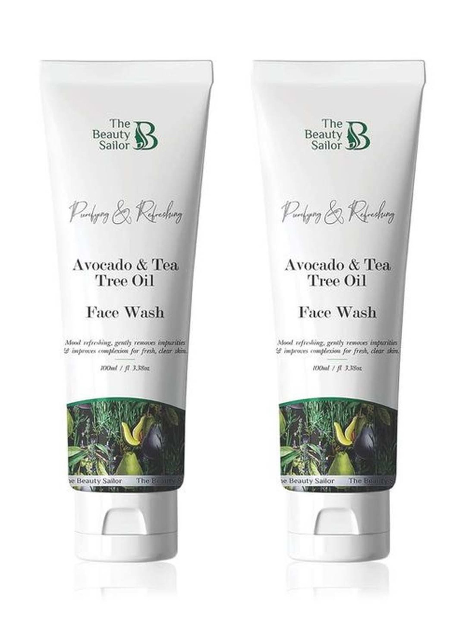 The Beauty Sailor Avocado & Tea Tree Oil Face Wash Pack of 2 - 200 ml