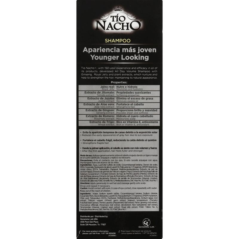 Tio Nacho Young Looking Revitalizes Hair Shampoo - 14 fl oz