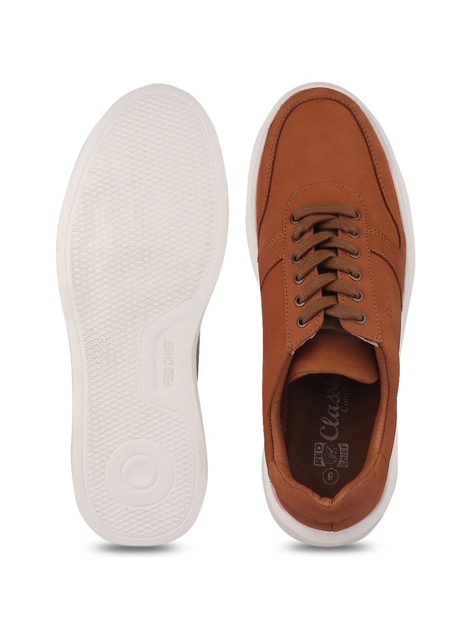 Red Chief Men's Tan Casual Sneakers