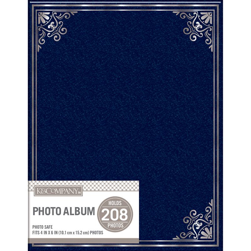K&Company 2 Up Basic Photo Album 9"X7"-Navy