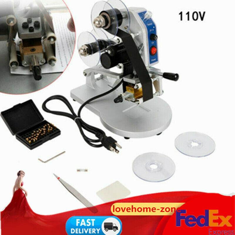 Electric Ribbon Coding Machine Hot Foil Stamping Date Code Printer HOT SALE!!