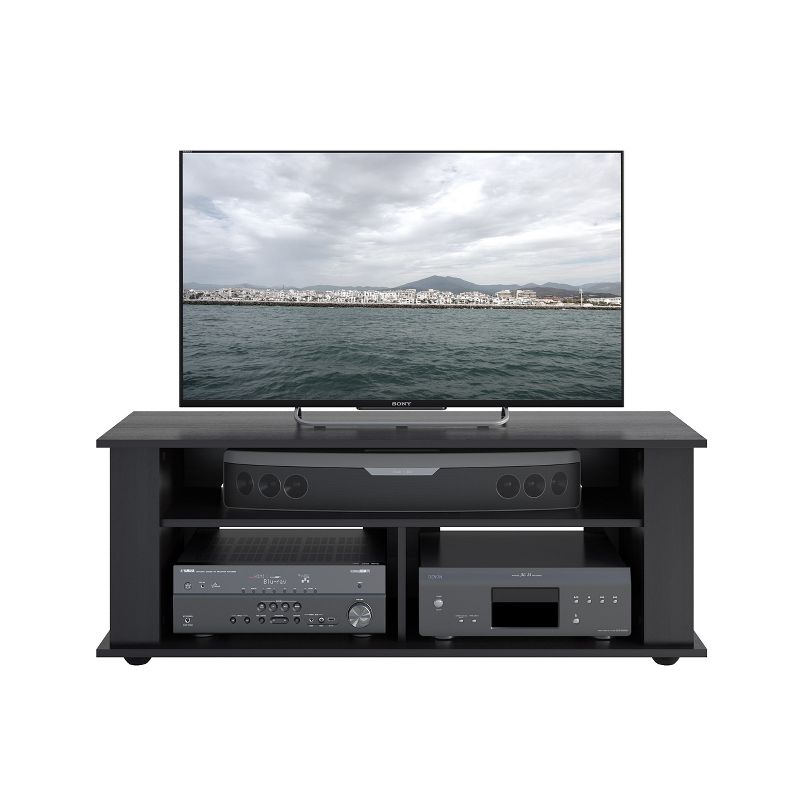 Bakersfield Ravenwood TV Component Stand Black 55" - CorLiving