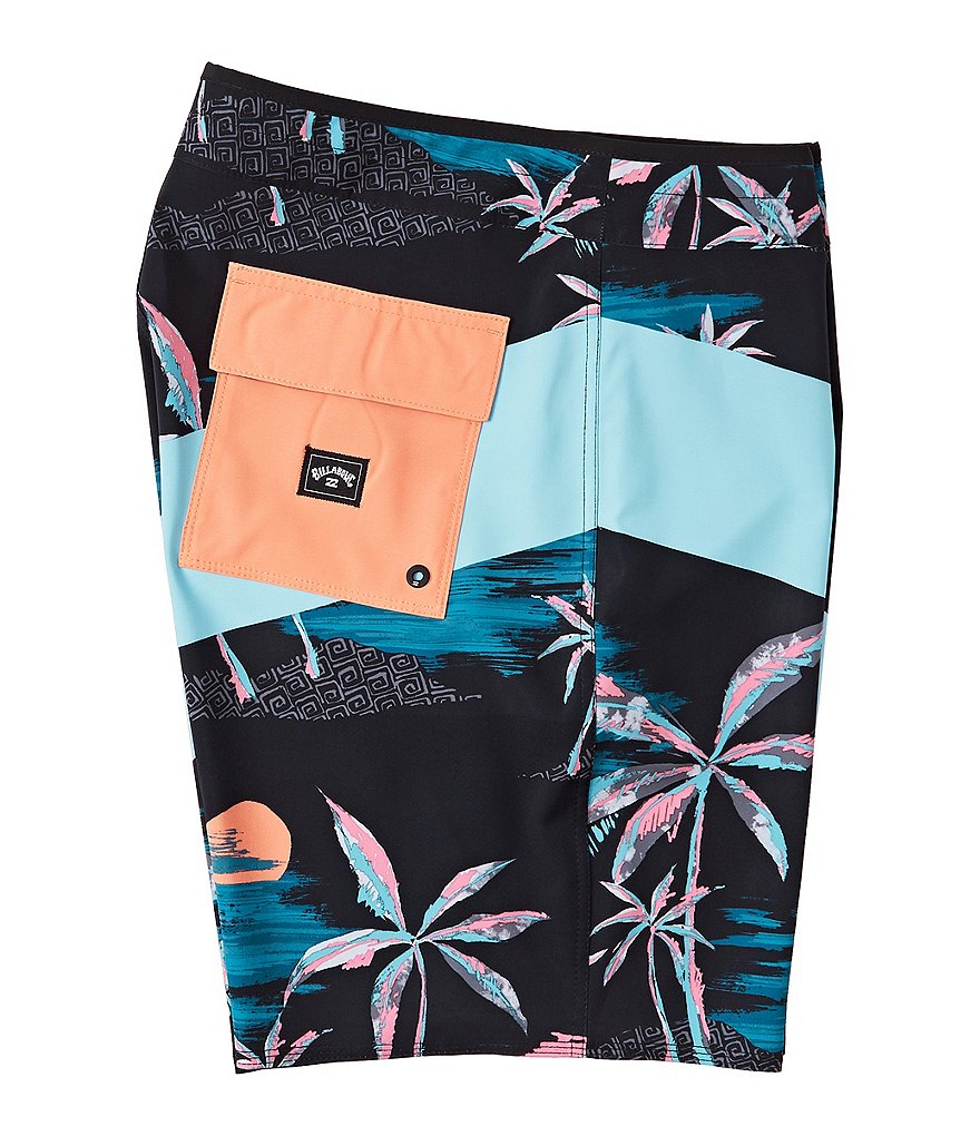 Billabong T Street Airlite Performance 19#double; Outseam Tropical Print Board Shorts
