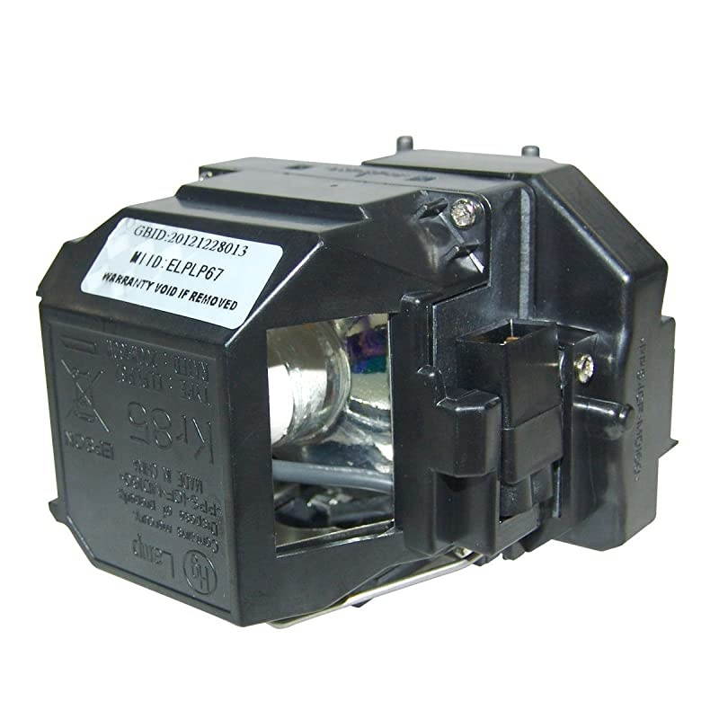 Economy Front Projection Replacement Lamp, for Epson ELPLP67/ V13H010L67 Lamp with Housing