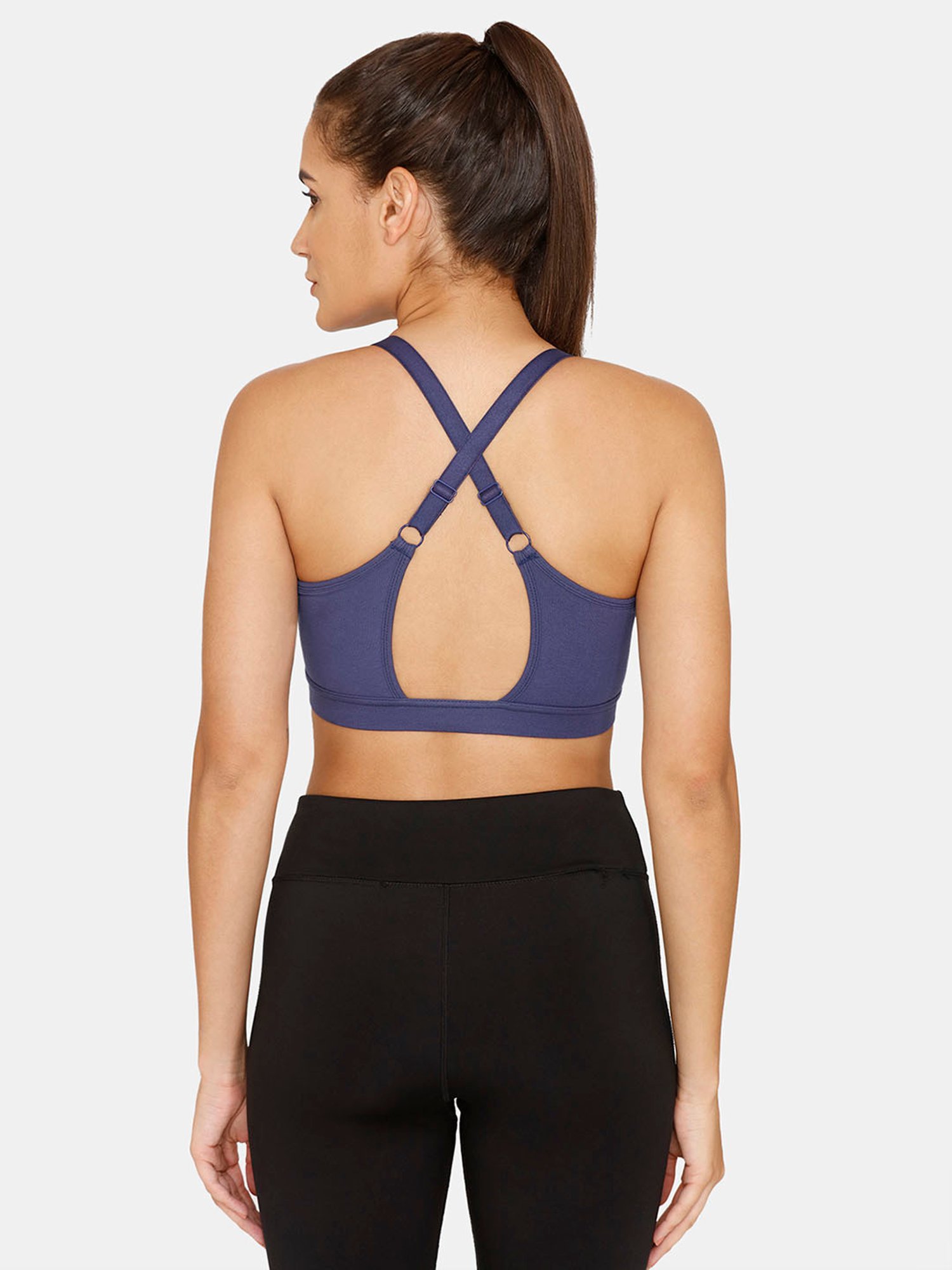 Zelocity by Zivame Blue Sports Bra